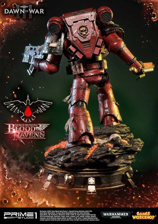 Space Marine Blood Ravens (Deluxe Version) Warhammer 40,000: Dawn of War III – Prime1Studio – ActionFigure Brasil
