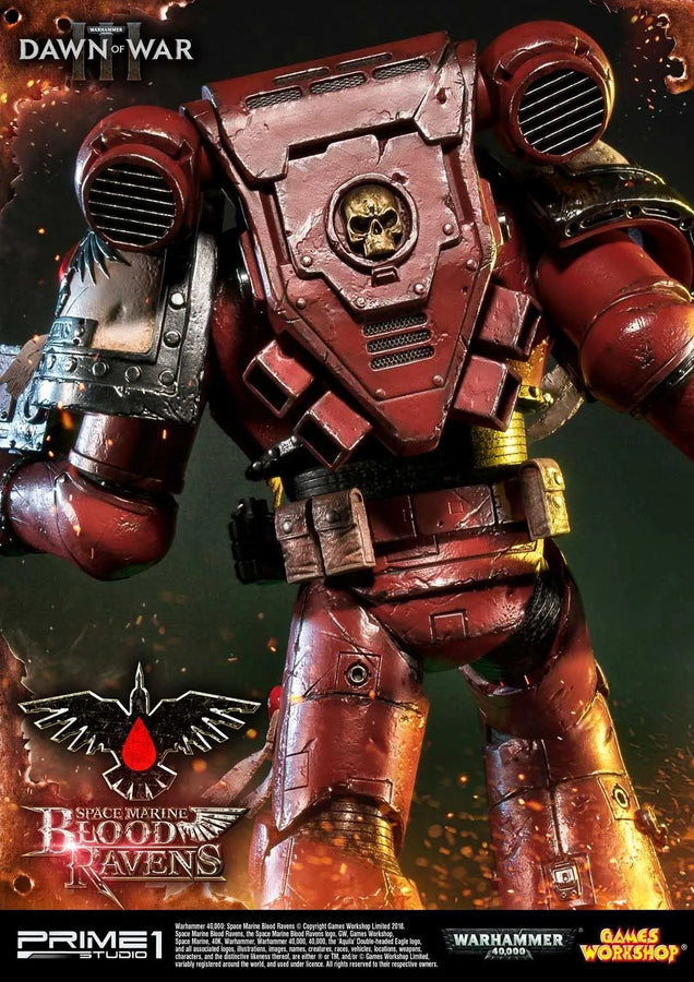 Space Marine Blood Ravens (Regular Version) Warhammer 40,000: Dawn of War III – Prime1Studio – ActionFigure Brasil
