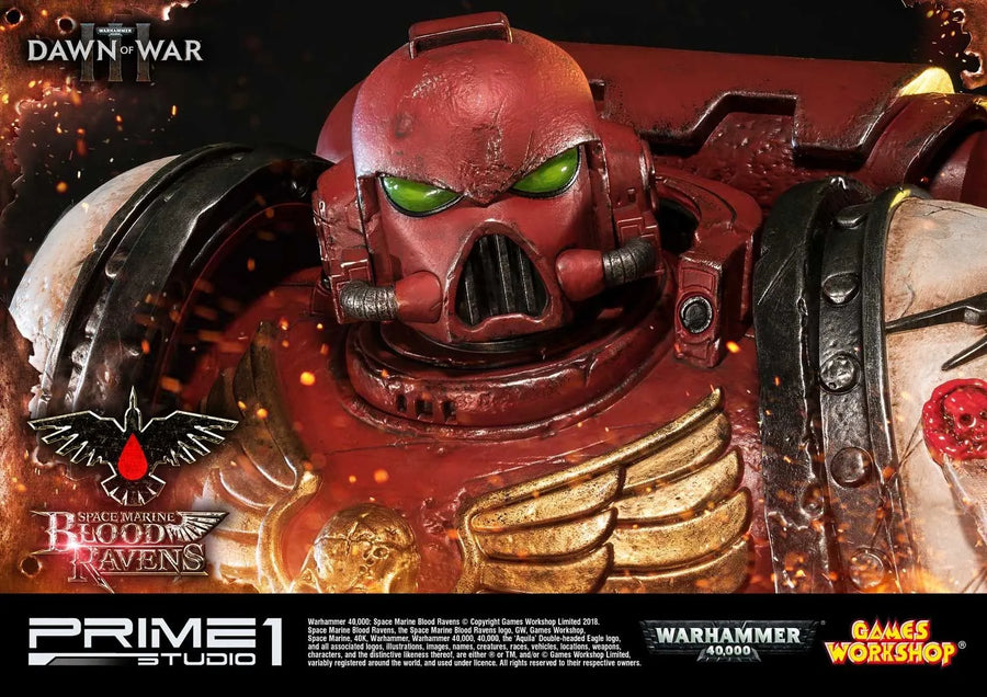 Space Marine Blood Ravens (Regular Version) Warhammer 40,000: Dawn of War III – Prime1Studio – ActionFigure Brasil