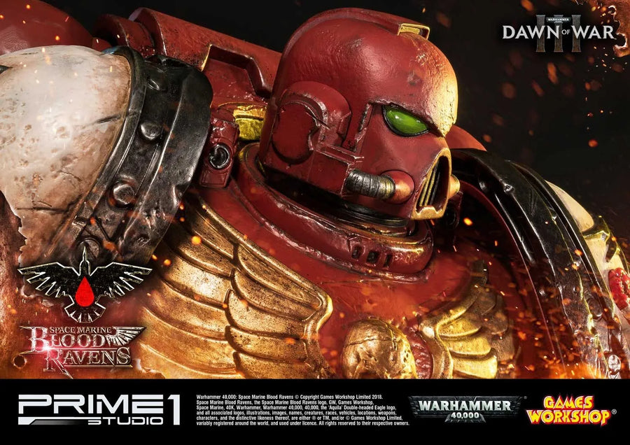 Space Marine Blood Ravens (Regular Version) Warhammer 40,000: Dawn of War III – Prime1Studio – ActionFigure Brasil