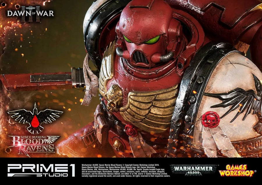 Space Marine Blood Ravens (Regular Version) Warhammer 40,000: Dawn of War III – Prime1Studio – ActionFigure Brasil