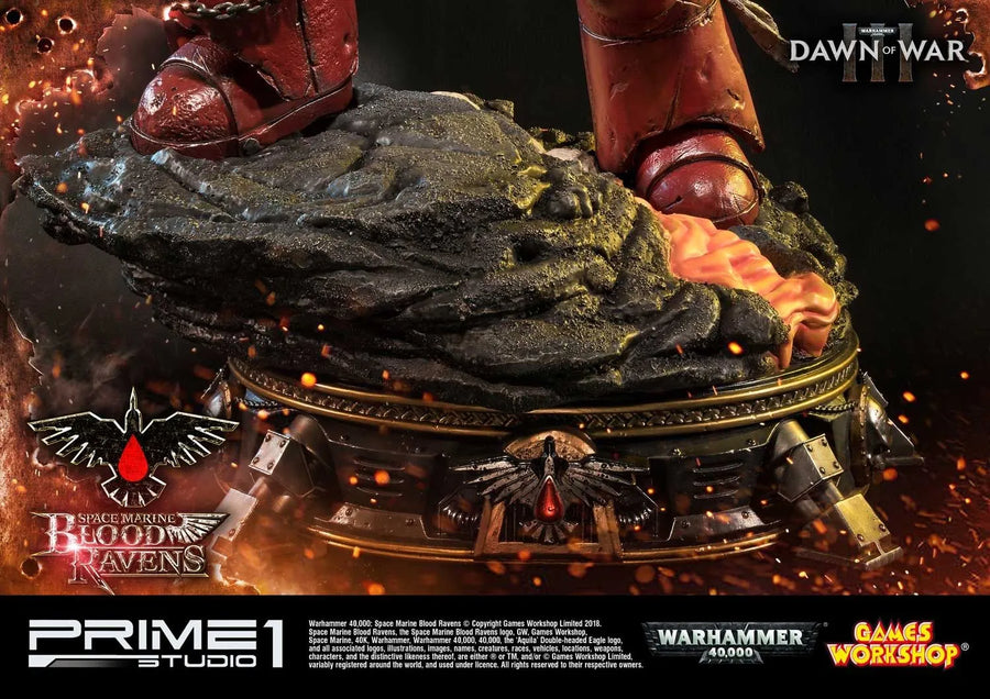 Space Marine Blood Ravens (Regular Version) Warhammer 40,000: Dawn of War III – Prime1Studio – ActionFigure Brasil
