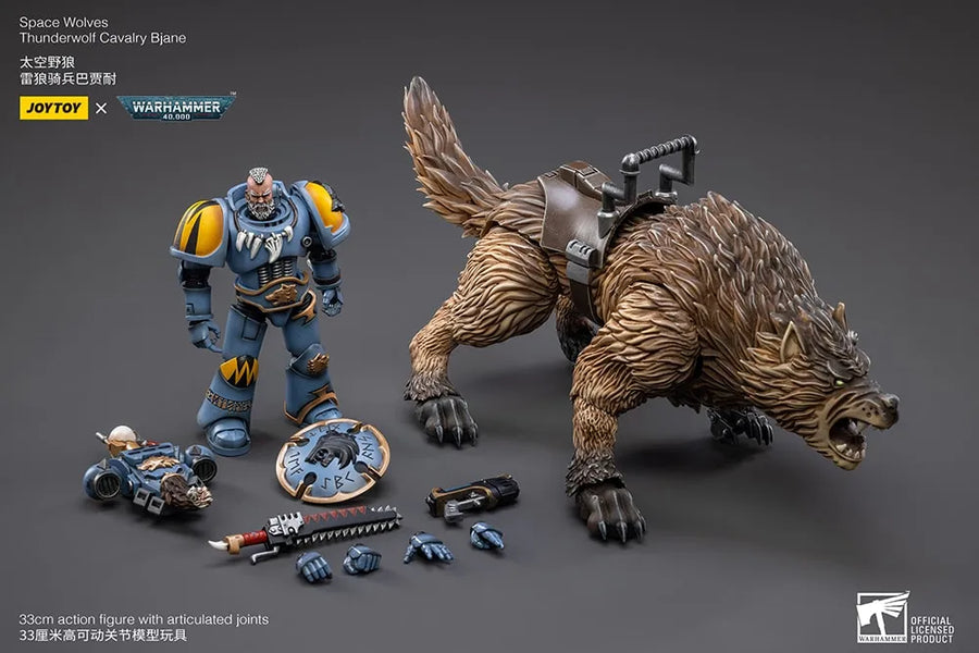 Space Wolves Thunderwolf Cavalry Bjane – Joytoy – ActionFigure Brasil