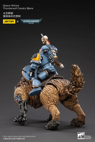 Space Wolves Thunderwolf Cavalry Bjane – Joytoy – ActionFigure Brasil — ângulo diferente