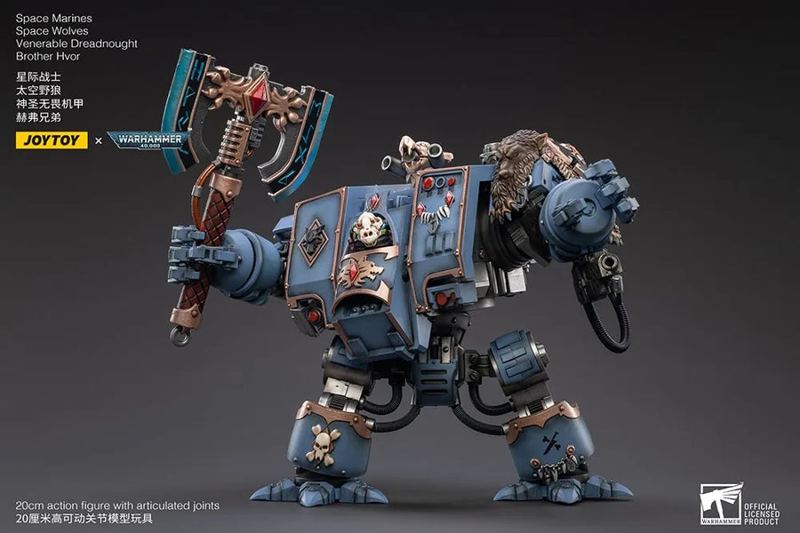 Space Wolves Venerable Dreadnought Brother Hvor – Joytoy – ActionFigure Brasil