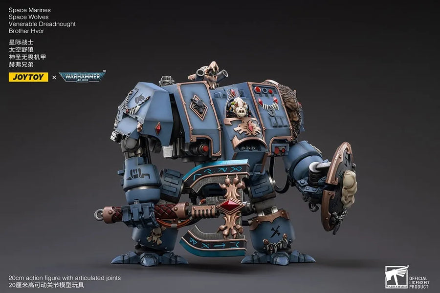 Space Wolves Venerable Dreadnought Brother Hvor – Joytoy – ActionFigure Brasil