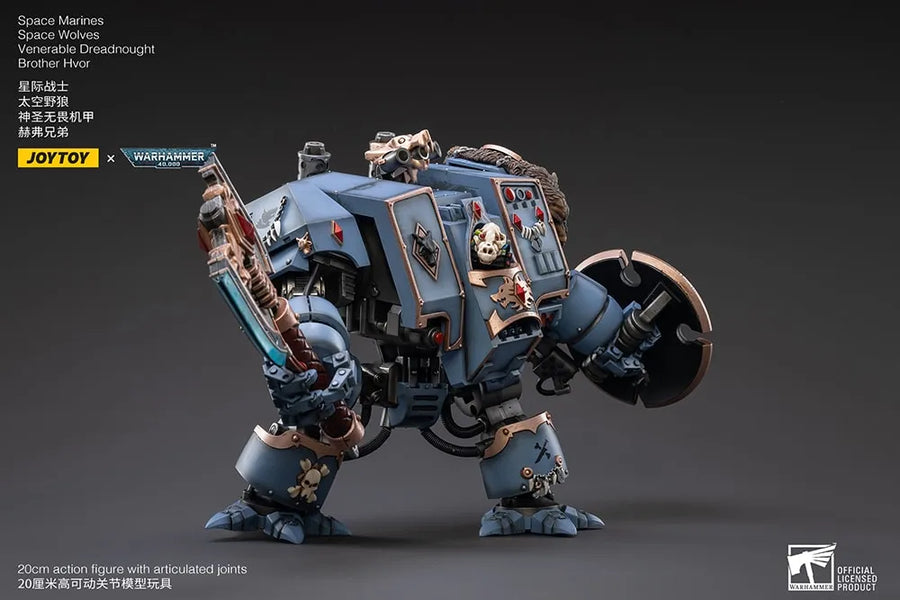Space Wolves Venerable Dreadnought Brother Hvor – Joytoy – ActionFigure Brasil