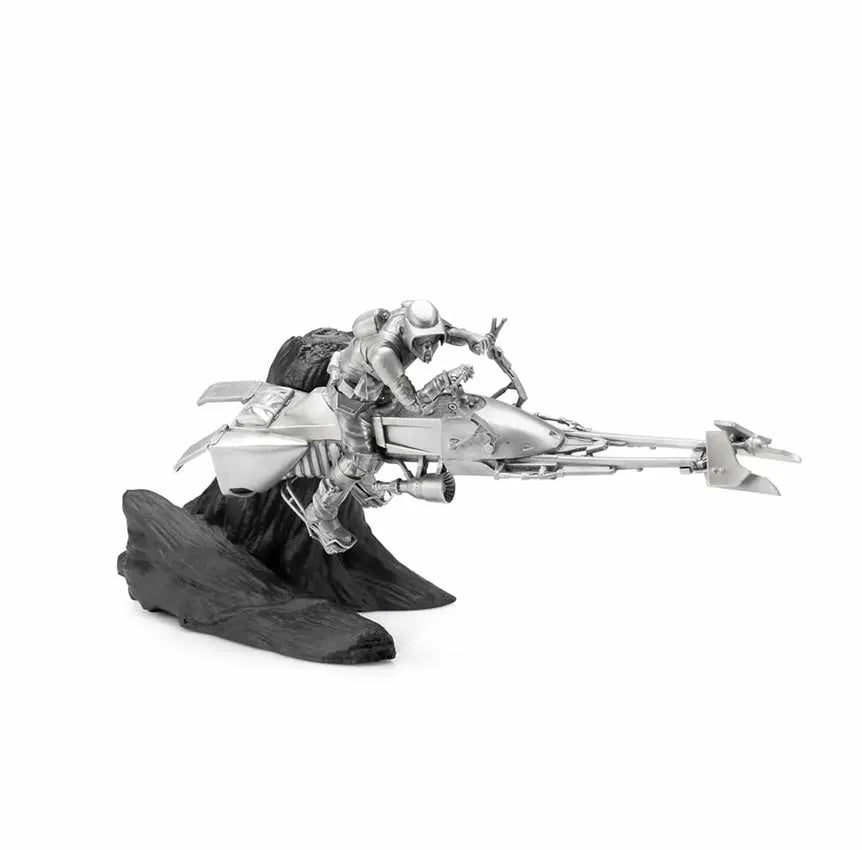 Speeder Bike Chase Diorama - LIMITED EDITION: 1000 – Royal Selangor – ActionFigure Brasil