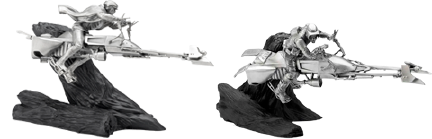 Speeder Bike Chase Diorama - LIMITED EDITION: 1000 – Royal Selangor – ActionFigure Brasil