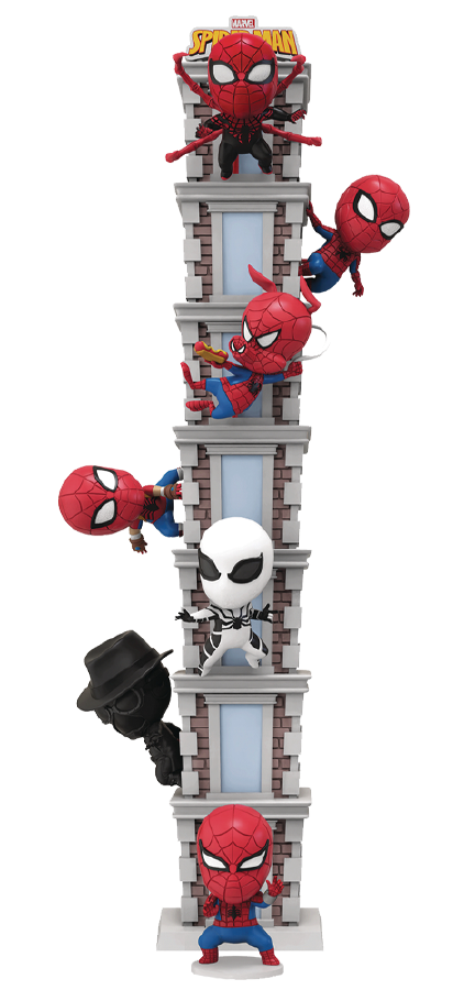 Spider-Man 60th Anniversary – Beast Kingdom – ActionFigure Brasil — acessórios