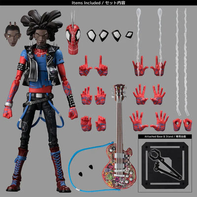 Spider-Man: Across the Spider-Verse - Hobart Brown - Spider-Punk - SV-Action - 2026 Re-release (Sentinel)ㅤ – Sentinel – ActionFigureBrasil — ângulo diferente