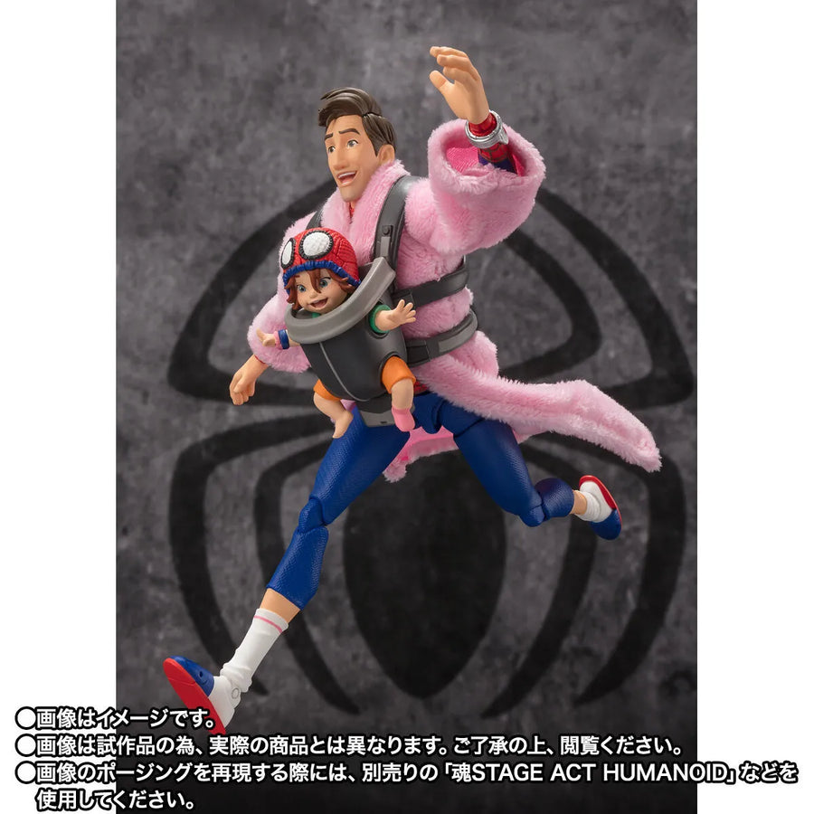 Spider-Man: Across the Spider-Verse - May Parker - Peter B. Parker - Spider-Man - S.H.Figuarts (Bandai Spirits) [Shop Exclusive]ㅤ – Bandai Spirits – ActionFigure Brasil