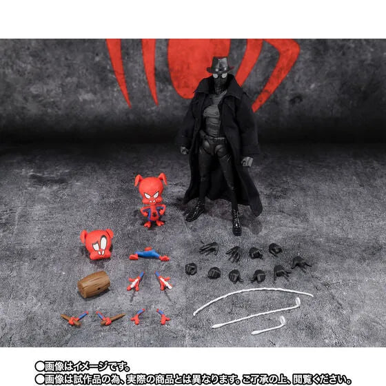Spider-Man: Across the Spider-Verse - Spider-Ham - Spider-Man Noir - S.H.Figuarts (Bandai Spirits) [Shop Exclusive]ㅤ – Bandai Spirits – ActionFigureBrasil