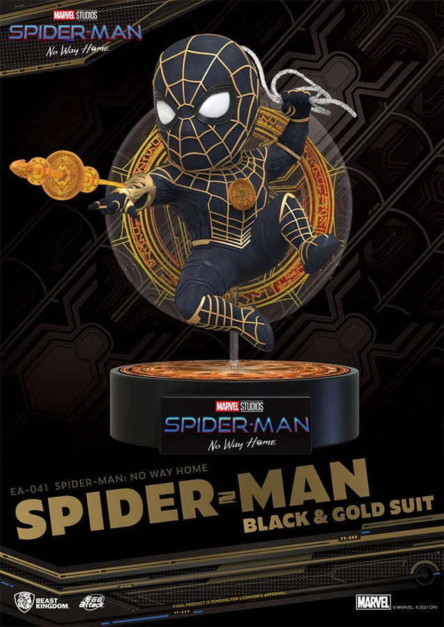 Spider-Man (Black & Gold Suit) – Beast Kingdom – ActionFigure Brasil