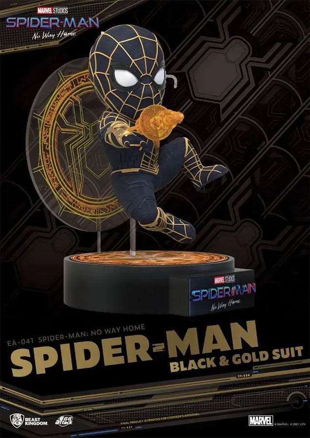 Spider-Man (Black & Gold Suit) – Beast Kingdom – ActionFigure Brasil