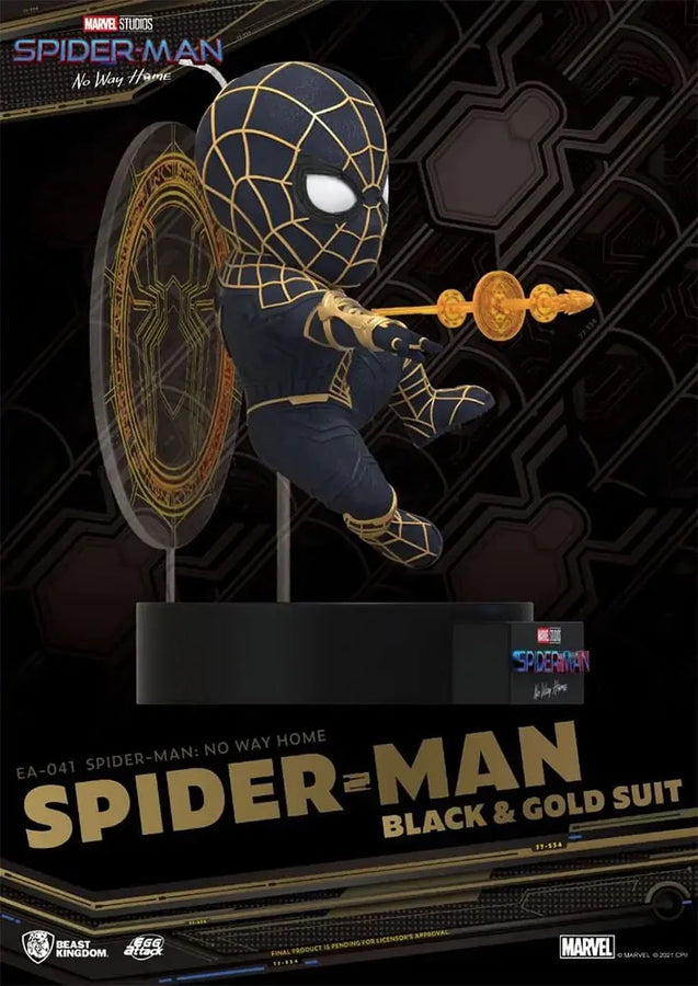 Spider-Man (Black & Gold Suit) – Beast Kingdom – ActionFigure Brasil