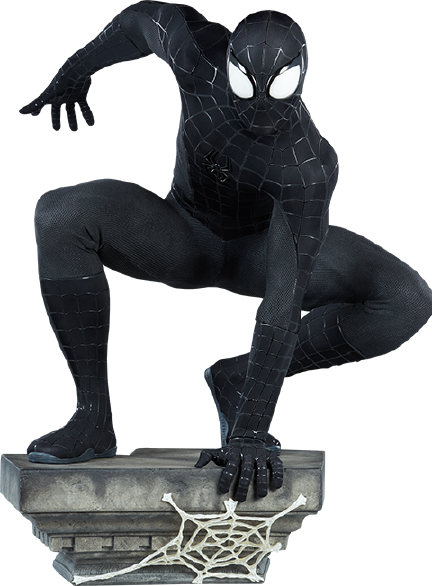 Spider-Man (Black Suit Variant) - LIMITED EDITION: 100 – Sideshow Collectibles – ActionFigure Brasil