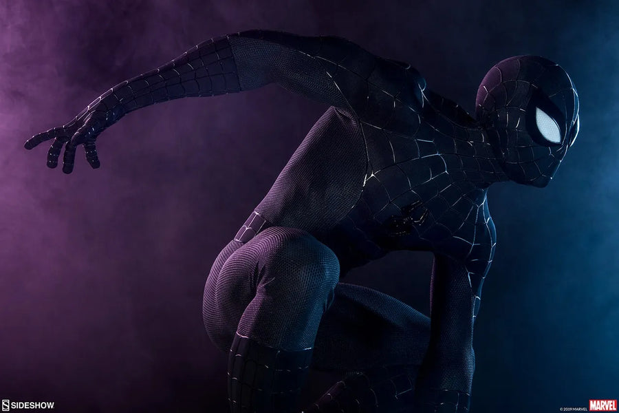 Spider-Man (Black Suit Variant) - LIMITED EDITION: 100 – Sideshow Collectibles – ActionFigure Brasil