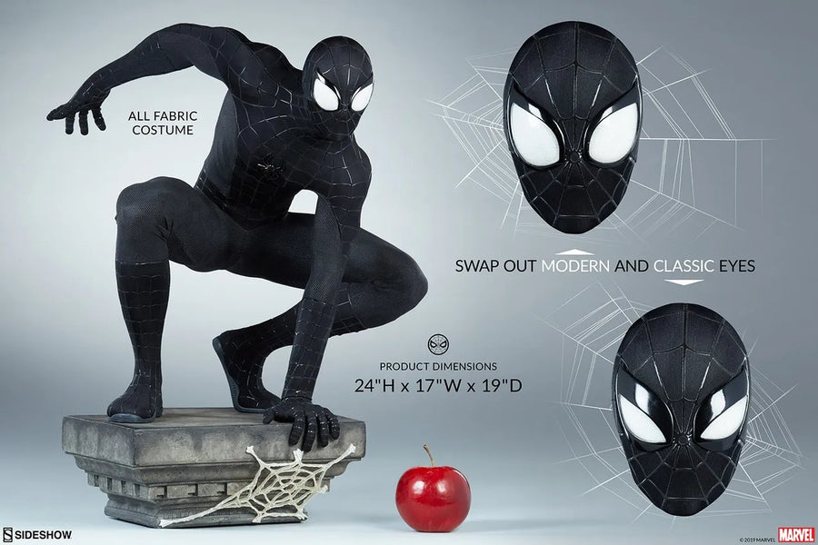 Spider-Man (Black Suit Variant) - LIMITED EDITION: 100 – Sideshow Collectibles – ActionFigure Brasil