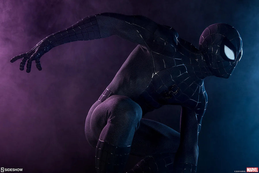 Spider-Man (Black Suit Variant) - LIMITED EDITION: 100 – Sideshow Collectibles – ActionFigure Brasil