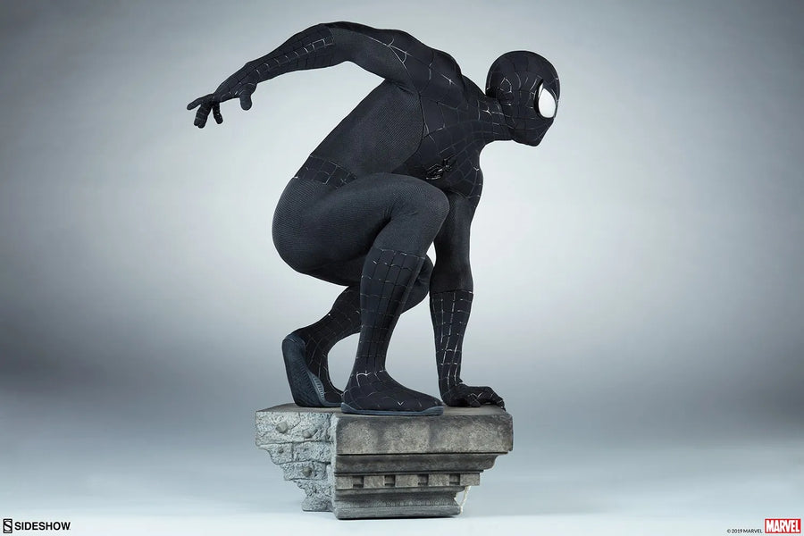 Spider-Man (Black Suit Variant) - LIMITED EDITION: 100 – Sideshow Collectibles – ActionFigure Brasil