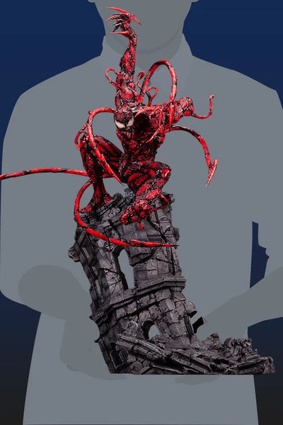 Spider-Man - Carnage - Fine Art Statue - 1/6 (Kotobukiya)ㅤ – Kotobukiya – ActionFigure Brasil — com base expositora
