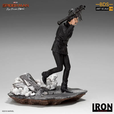 Spider-Man: Far From Home / Maria Hill 1/10 Battle Diorama Series Statueㅤ – Iron Studios – ActionFigure Brasil — ângulo diferente