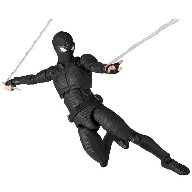 Spider-Man: Far From Home - Peter Parker - Spider-Man - Mafex No.125 - Stealth Suit (Medicom Toy)ㅤ – Medicom Toy – ActionFigure Brasil
