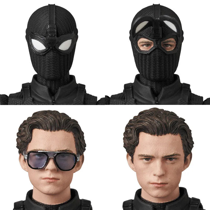 Spider-Man: Far From Home - Peter Parker - Spider-Man - Mafex No.125 - Stealth Suit (Medicom Toy)ㅤ – Medicom Toy – ActionFigure Brasil