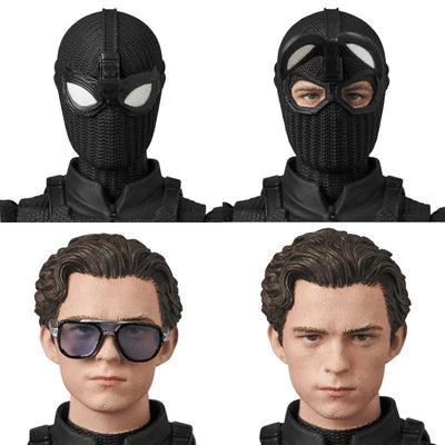 Spider-Man: Far From Home - Peter Parker - Spider-Man - Mafex No.125 - Stealth Suit (Medicom Toy)ㅤ – Medicom Toy – ActionFigure Brasil — close