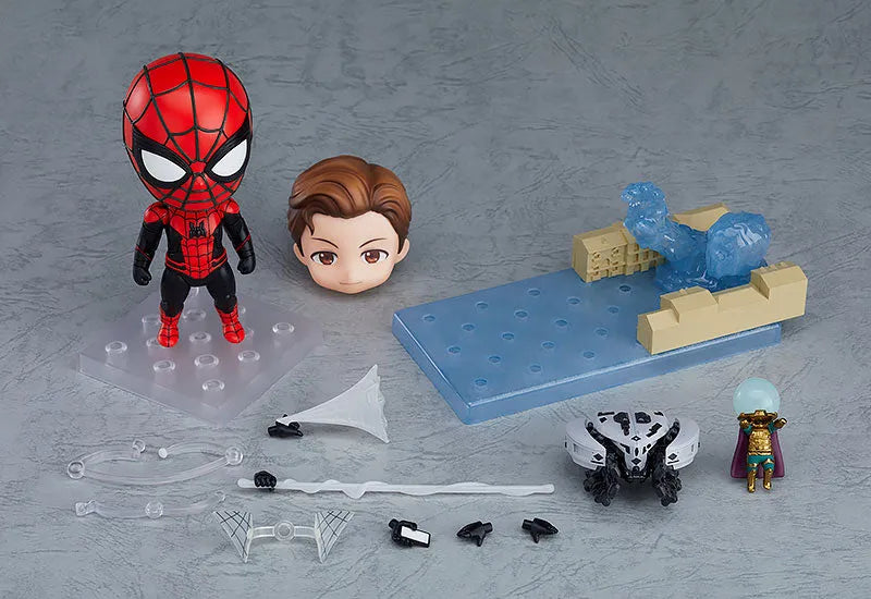 Spider-Man: Far From Home - Spider-Man/Peter Parker - Nendoroid #1280-DX - Far From Home Ver. (Good Smile Company)ㅤ – Good Smile Company – ActionFigure Brasil