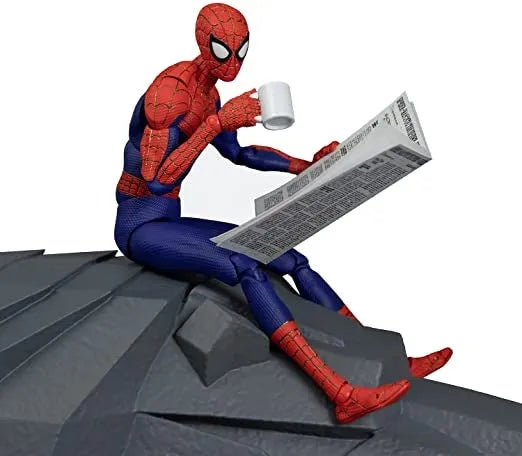 Spider-Man: Into the Spider-Verse - Peter B. Parker - Peter Parker - Spider-Man - SV-Action - DX Version (Sentinel)ㅤ – Sentinel – ActionFigure Brasil