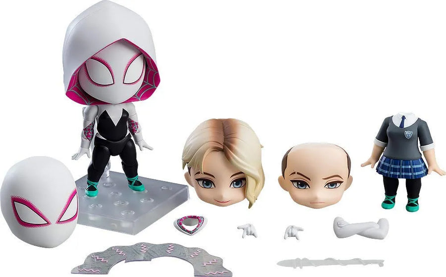 Spider-Man: Into the Spider-Verse - Spider-Gwen - Nendoroid #1228-DX - Spider-Verse Ver., DX Ver. (Good Smile Company)ㅤ – Good Smile Company – ActionFigure Brasil