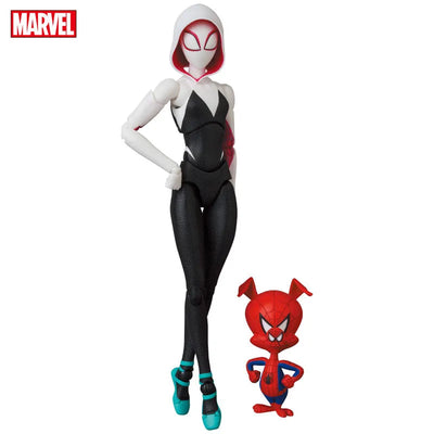 Spider-Man: Into the Spider-Verse - Spider-Gwen - Spider-Ham - Mafex No.134 (Medicom Toy)ㅤ – Medicom Toy – ActionFigure Brasil