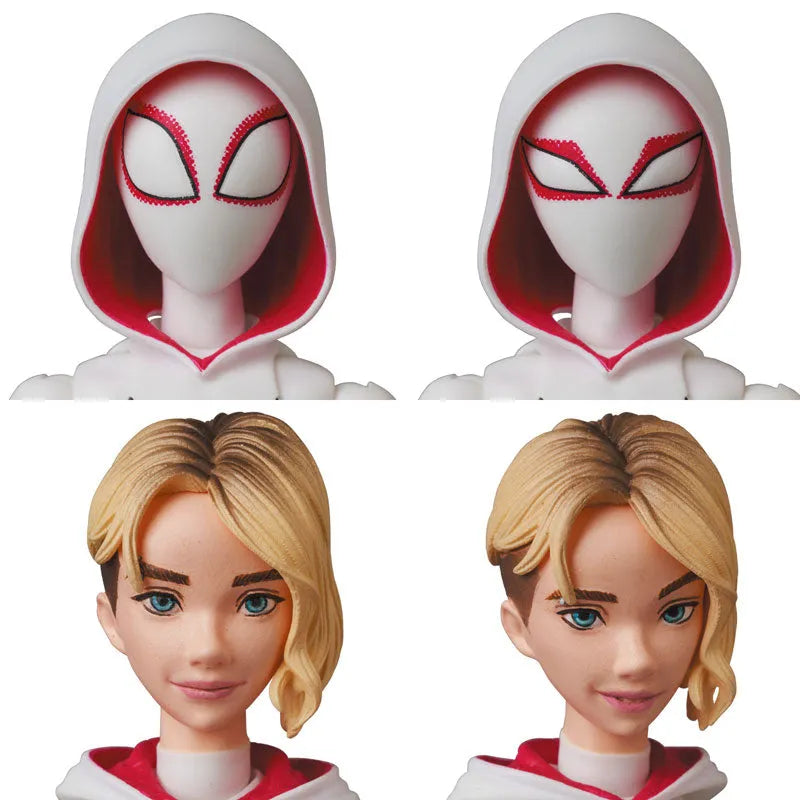 Spider-Man: Into the Spider-Verse - Spider-Gwen - Spider-Ham - Mafex No.134 (Medicom Toy)ㅤ – Medicom Toy – ActionFigure Brasil