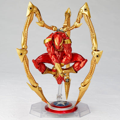 Spider-Man - Iron Spider - Amazing Yamaguchi No.023 - Revoltech - 2024 Re-release (Kaiyodo)ㅤ – Kaiyodo – ActionFigure Brasil — ambientada