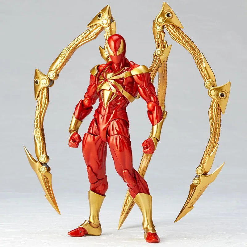 Spider-Man - Iron Spider - Amazing Yamaguchi No.023 - Revoltech (Kaiyodo)ㅤ – Kaiyodo – ActionFigure Brasil