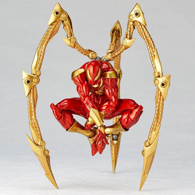 Spider-Man - Iron Spider - Amazing Yamaguchi No.023 - Revoltech (Kaiyodo)ㅤ – Kaiyodo – ActionFigure Brasil — detalhe do produto