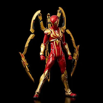 Spider-Man - Iron Spider - RE:EDIT - 1/6 (Sentinel)ㅤ – Sentinel – ActionFigureBrasil — com base expositora