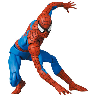 Spider-Man - Mafex No.185 - Classic Costume Ver. (Medicom Toy)ㅤ – Medicom Toy – ActionFigureBrasil — com base expositora