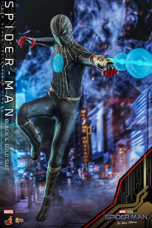 Spider Man - Movie Masterpiece - Spider Man - 1/6 - Black & Gold Suit Ver. (Hot Toys)ㅤ – Hot Toys – ActionFigure Brasil