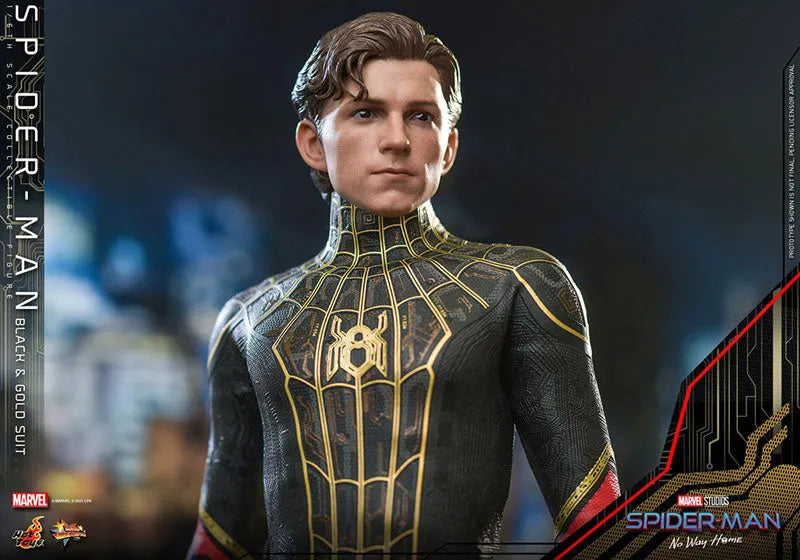 Spider Man - Movie Masterpiece - Spider Man - 1/6 - Black & Gold Suit Ver. (Hot Toys)ㅤ – Hot Toys – ActionFigure Brasil