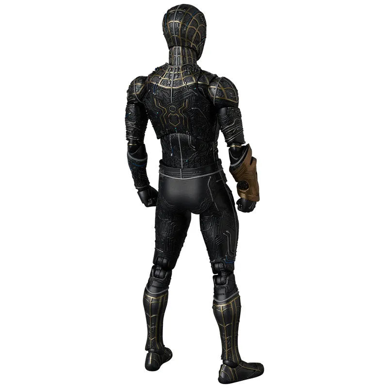 Spider-Man: No Way Home - Spider-Man - Mafex (No.308) - Black & Gold Suit (Medicom Toy)ㅤ – Medicom Toy – ActionFigureBrasil