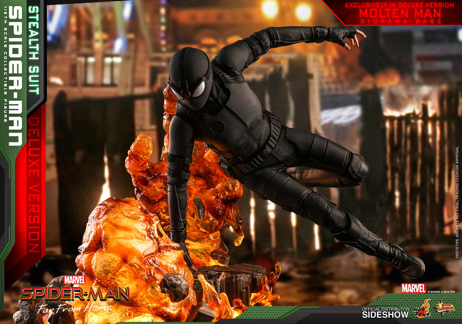 Spider-Man (Stealth Suit) Deluxe Version [Pronta Entrega]
