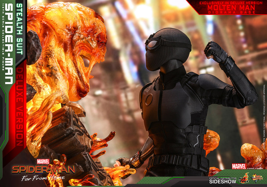 Spider-Man (Stealth Suit) Deluxe Version [Pronta Entrega]