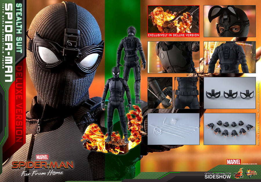 Spider-Man (Stealth Suit) Deluxe Version [Pronta Entrega]