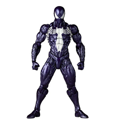 Spider-Man - Symbiote Spider-Man - Amazing Yamaguchi - Revoltech - Purple Ver. (Kaiyodo)ㅤ – Kaiyodo – ActionFigureBrasil