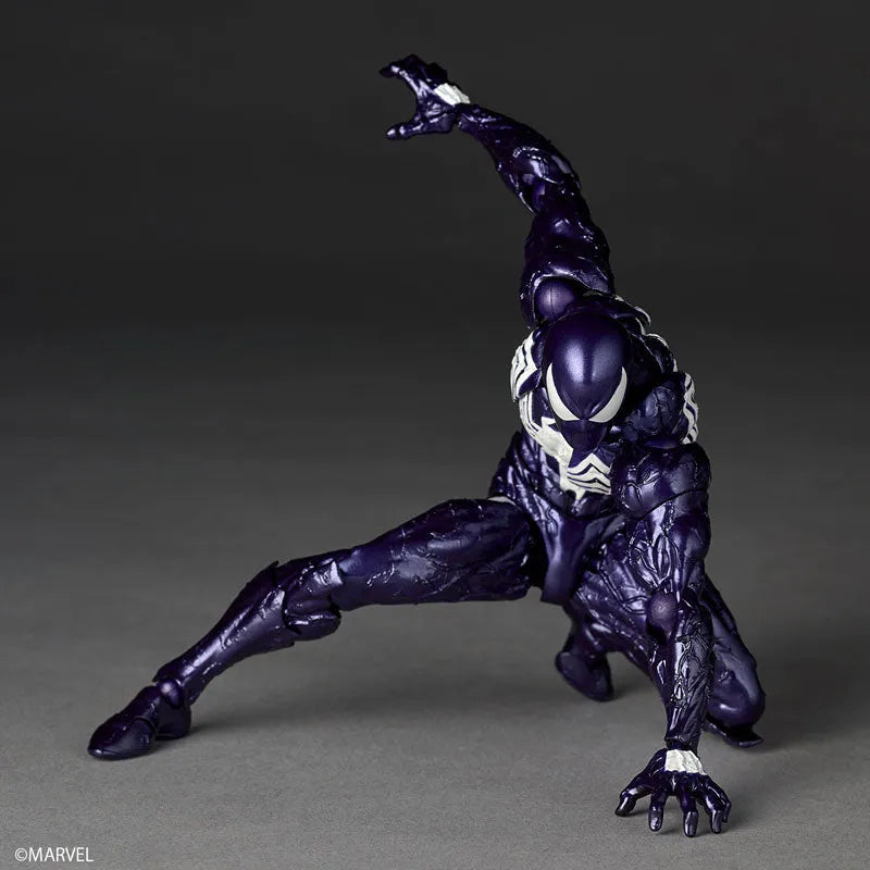 Spider-Man - Symbiote Spider-Man - Amazing Yamaguchi - Revoltech - Purple Ver. (Kaiyodo)ㅤ – Kaiyodo – ActionFigureBrasil