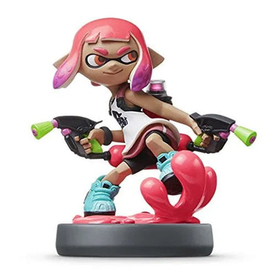 Splatoon 2 - Inkling - Amiibo - Amiibo Splatoon Series - Girl, Neon Pinkㅤ – Nintendo – ActionFigure Brasil