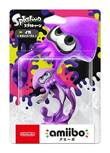 Splatoon 2 - Inkling - Amiibo - Amiibo Splatoon Series - Ika, Neon Purple (Nintendo)ㅤ – Nintendo – ActionFigure Brasil — ângulo diferente